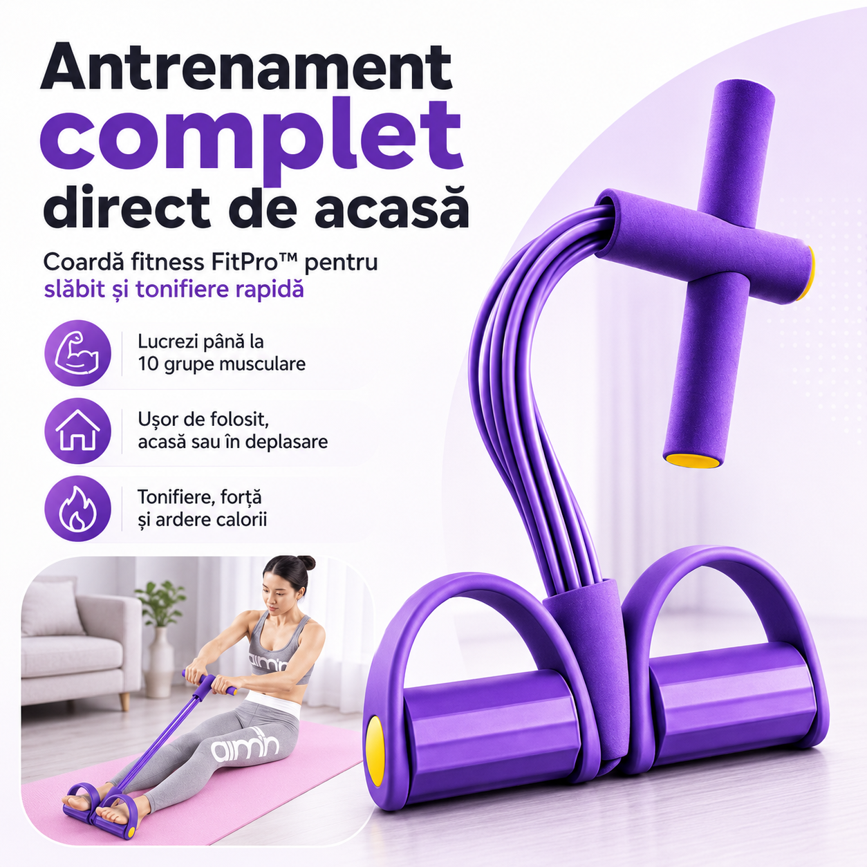 Coardă fitness SlimRope™