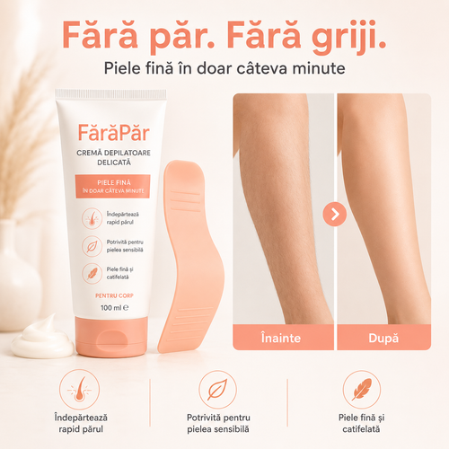 Crema Depilatoare FărăPar™