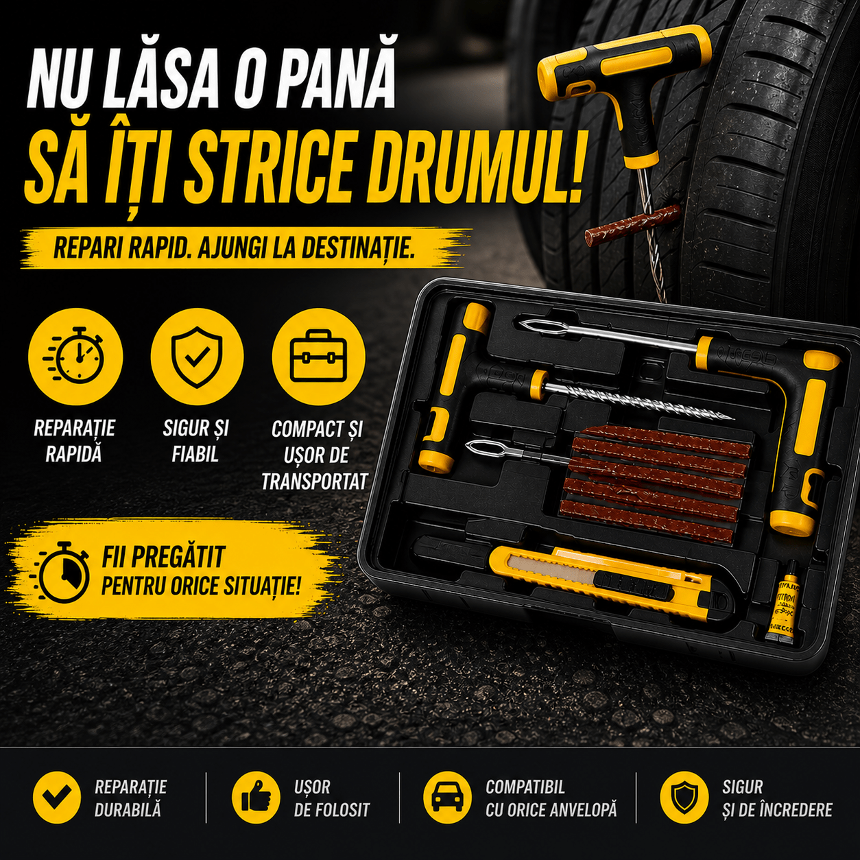 Kit reparare pană autoMain StoreMain StoreWYW-016Kit reparare pană auto